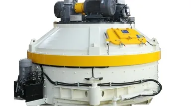 خلاط خرسانة مع نظام رفع بالدلو