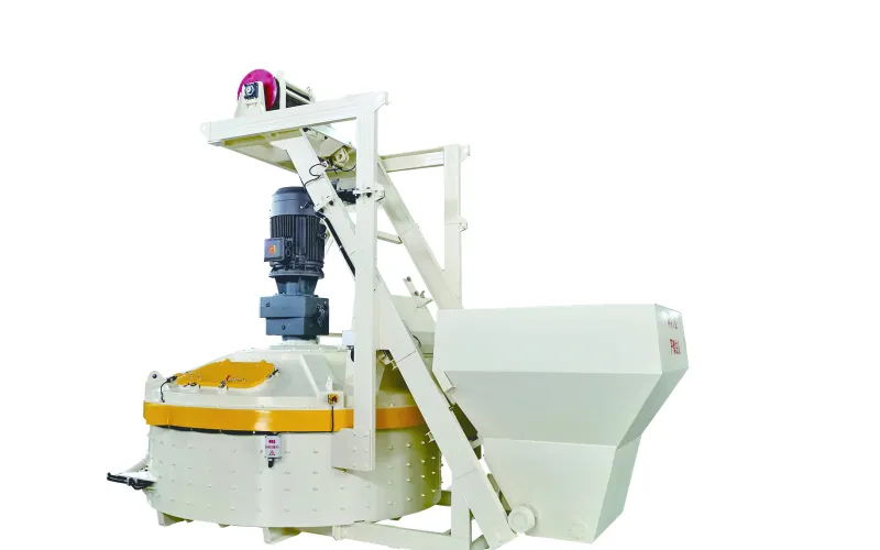 خلاط خرسانة مداري مع نظام رفع بالدلو