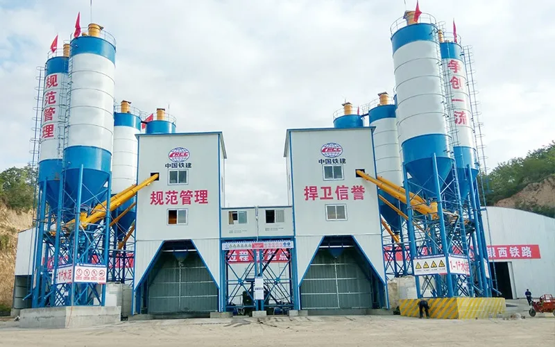 محطة انتاج الخرسانة الثابتة